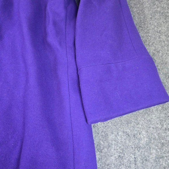 Donnybrook Women's Purple Wool Blend Shawl Collar Coat Size 6P - Picture 13 of 16